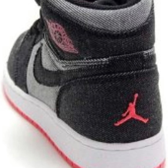 Vintage Kid’s Air Jordan 1 High Denim Sneakers